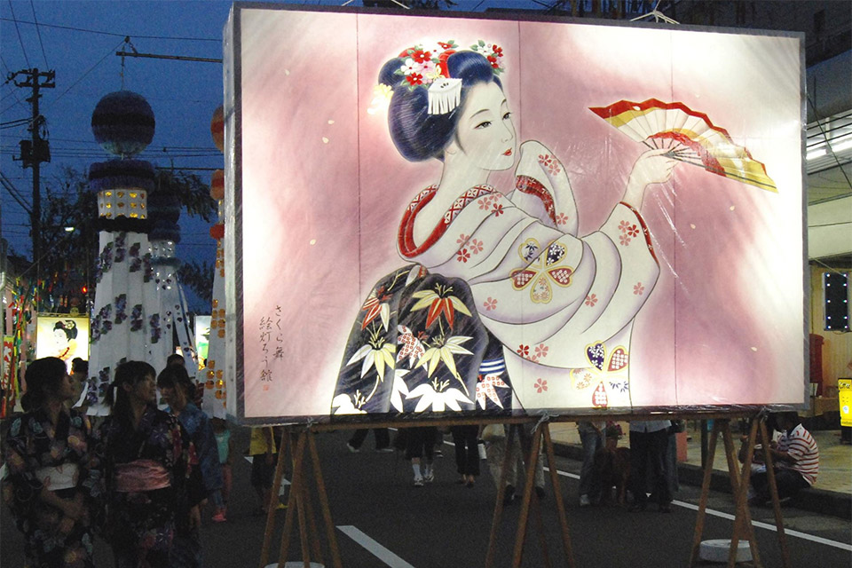 七夕絵とうろうまつり
